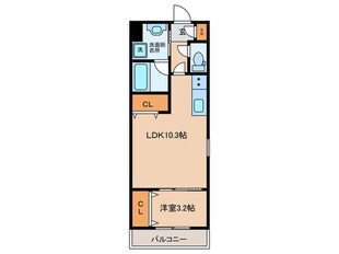 ステラウッド古市Ⅱの物件間取画像